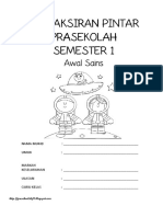 Pentaksiran Awal Sains Sem1 PDF