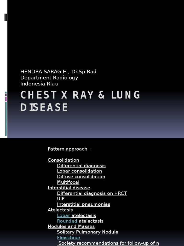 Chest X Ray PDF Lung Pneumonia