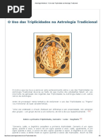 Astrologia Medieval - O Uso Das Triplicidades Na Astrologia Tradicional
