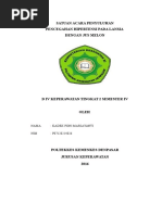 Satuan Acara Penyuluhan: I. Latar Belakang