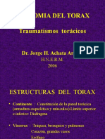 ANATOMIA DEL TORAX Traumatismos Torácicos