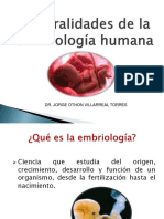 Generalidades de Embriologia