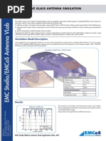 Application Note Automotive Glass Antenna Simulation