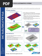 Application Note EMI EMC of PCB in Automotive Systems