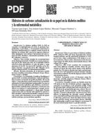 hidratos de carbono en la diabetes  y control metabolico