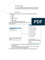 Examen de Evaluación Tecnica Programador