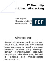 IT Security Tools Linux (Joomscan & Aircrack-ng) PPT