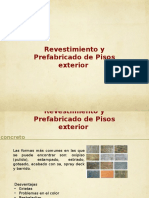 Revestimiento Prefabricados de Pisos Exteriores