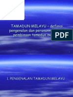 01 Tamadun Melayu - Definisi - Peranan