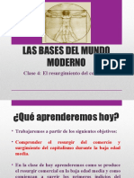 Resurgimiento del comercio y surgimiento del capitalismo en la Baja Edad Media