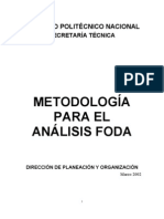Metodologia Para Analisis FODA