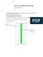 Fixed Length and Horizontal Compositing Options in Minesight