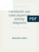 Facebook Use Case Diagram, Activity Diagram, Sequence Diagram