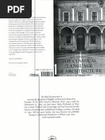 John Summerson - Classical Language of Architecture