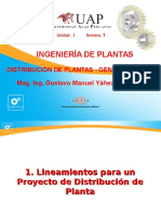 1.- Distribución de Plantas - Generalidades