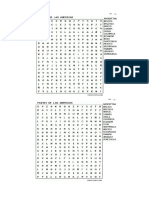 Sopa de Letras Países Americanos