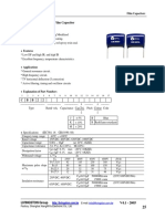 MPF (CBB22) : Metallized Polypropylene Film Capacitor