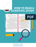How To Read A Scientific Study