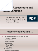 Wound Assessment and Documentation