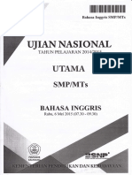 Download Soal UN SMP 2014-2015 Bahasa Inggris by Titiek Hidayati SN311850497 doc pdf