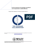 Interventions For The Treatment of Metastatic Extradural Spinal Cord Compression in Adults (Review)