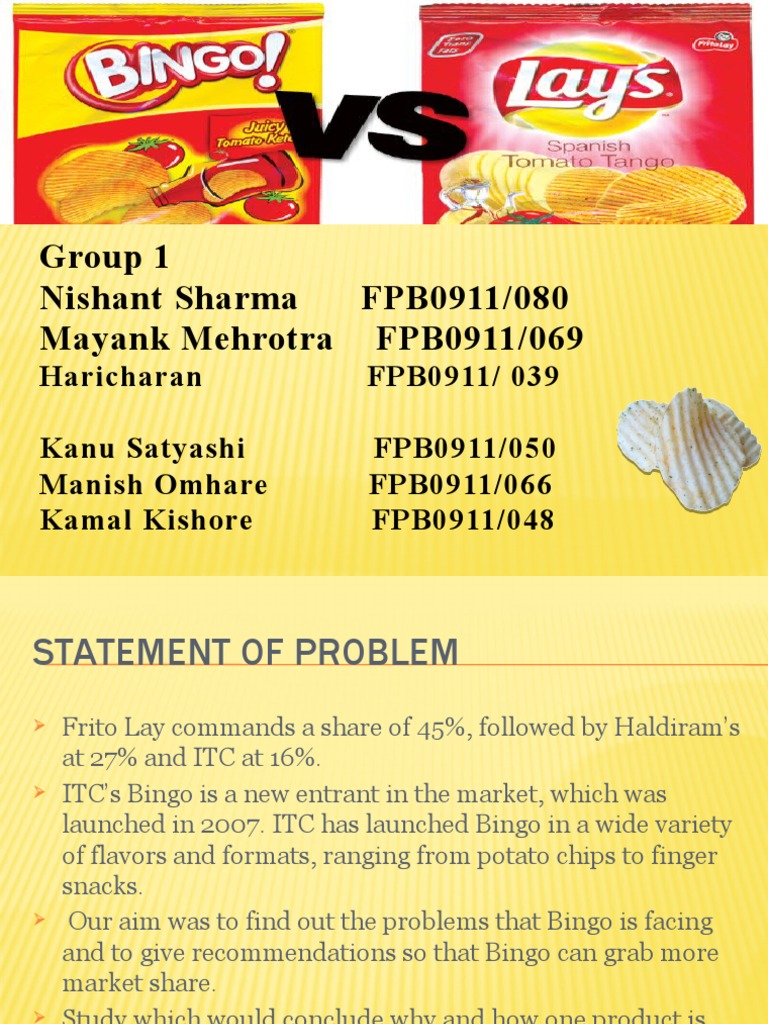 Bingo and Lays Comparative study