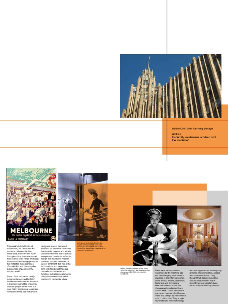 Modernism and Art Deco: 1918-1939 Design | PDF | Art Deco | Modernism