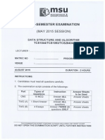 Data Structure and Algorithm