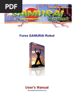 Forex Samurai Robot Users Manual