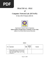 Computer Network LAB Manual