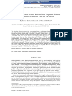 Antioxidant Effects of Sesamol Released From Polymeric Films