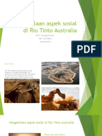 Pengelolaan Aspek Sosial Di Rio Tinto Australia