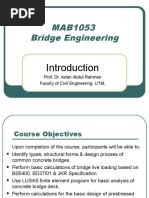 MAB1053 Bridge Engineering: Prof. Dr. Azlan Abdul Rahman Faculty of Civil Engineering, UTM