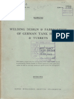 BIOS Final Report Welding Design of German Tank Hulls and Turrets 1948 PDF