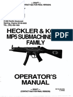 HK MP5 Submachine Gun Family Operator's Manual PDF