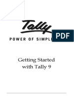 Getting Started With Tally 9