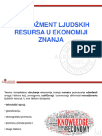 2. Menadzment Ljudskih Resursa u Ekonomiji Znanja