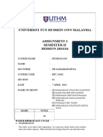 Group Asignment 1-Water Hidrology Cycle