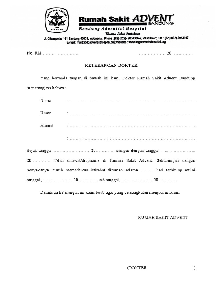 Surat Sakit
