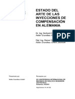 Estado Del Arte de Las Inyecciones de Compesacion en Alemania - Chambosse Otterbein 2001 PDF