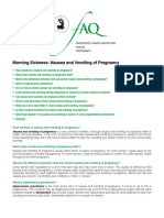 Morning Sickness Hyperemesis Gravidarum