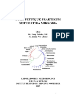 Modul Praktikum Sistematika Mikroba 2016