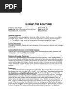 Design For Learning