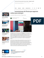 Las Retransmisiones de Periscope Seguirán Online Para Siempre - Engadget en Español