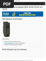 What Is The Difference Between MCB, MCCB, ELCB, and RCCB - EEP