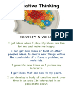 Creative Thinking - Novelty Value