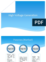 High Voltage Generation