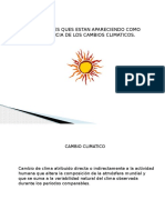 Enfermedades Ques Estan Apareciendo Como Consecuencia de Los Cambios Climaticos