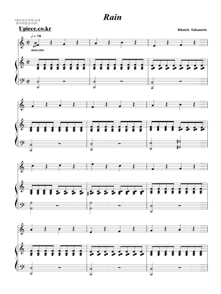 Rain Ryuichi Sakamoto Pdf