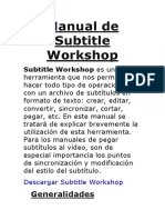 Manual de Subtitle Workshop